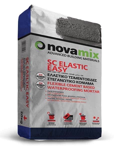 Flexible cement based waterproofing mortar - SC ELASTIC EASY