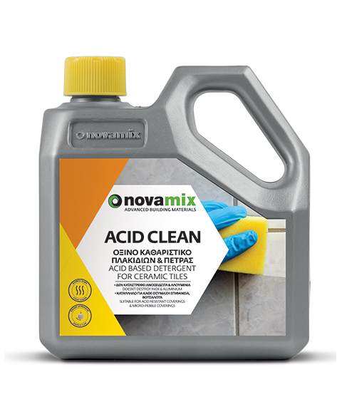 Detergent for stain removal in terrazzo coatings - NOVAMIX ACID CLEAN